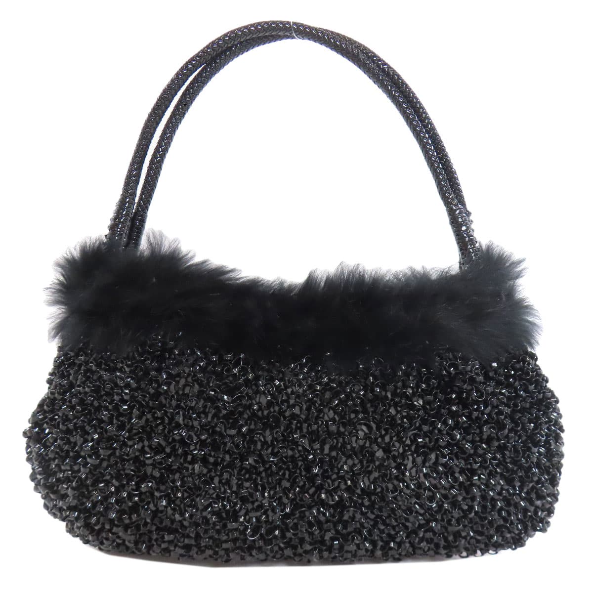 Anteprima wire bag fur handbag PVC ladies [used] [ANTEPRIMA] 2