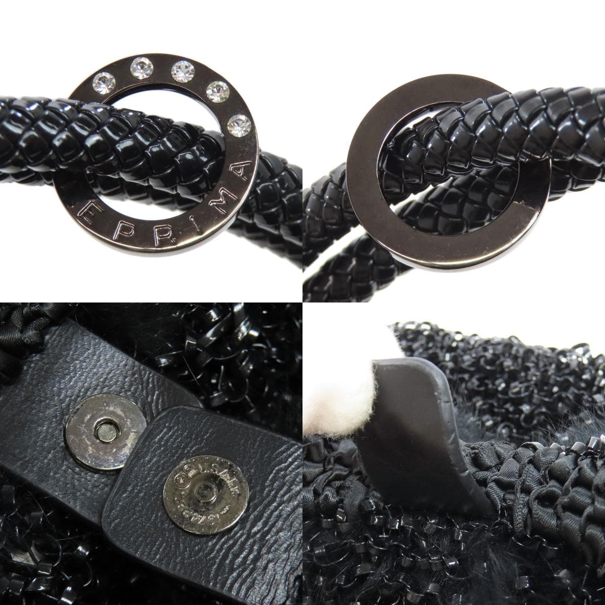 Anteprima wire bag fur handbag PVC ladies [used] [ANTEPRIMA] 8