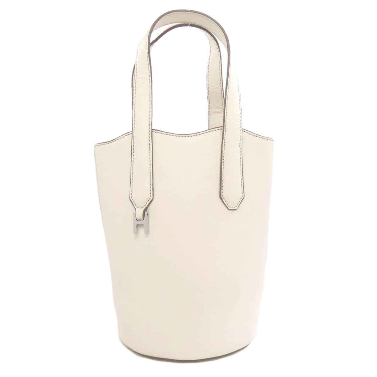 Hirofu Simple Design Handbag Leather Ladies [Used] [HIROFU]