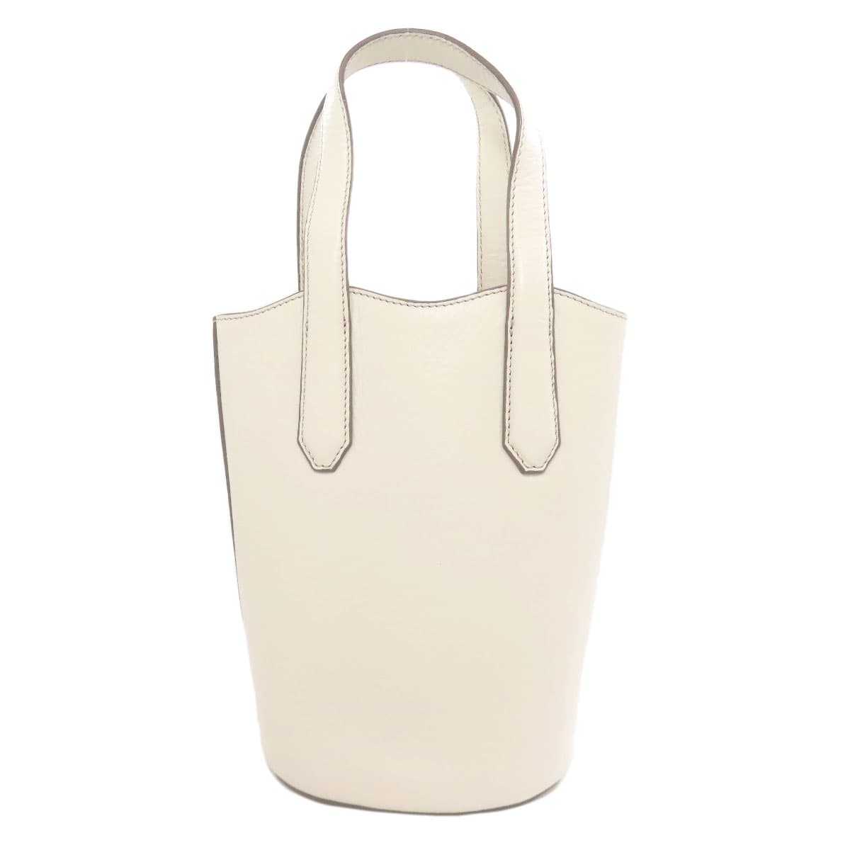 Hirofu Simple Design Handbag Leather Ladies [Used] [HIROFU] 2