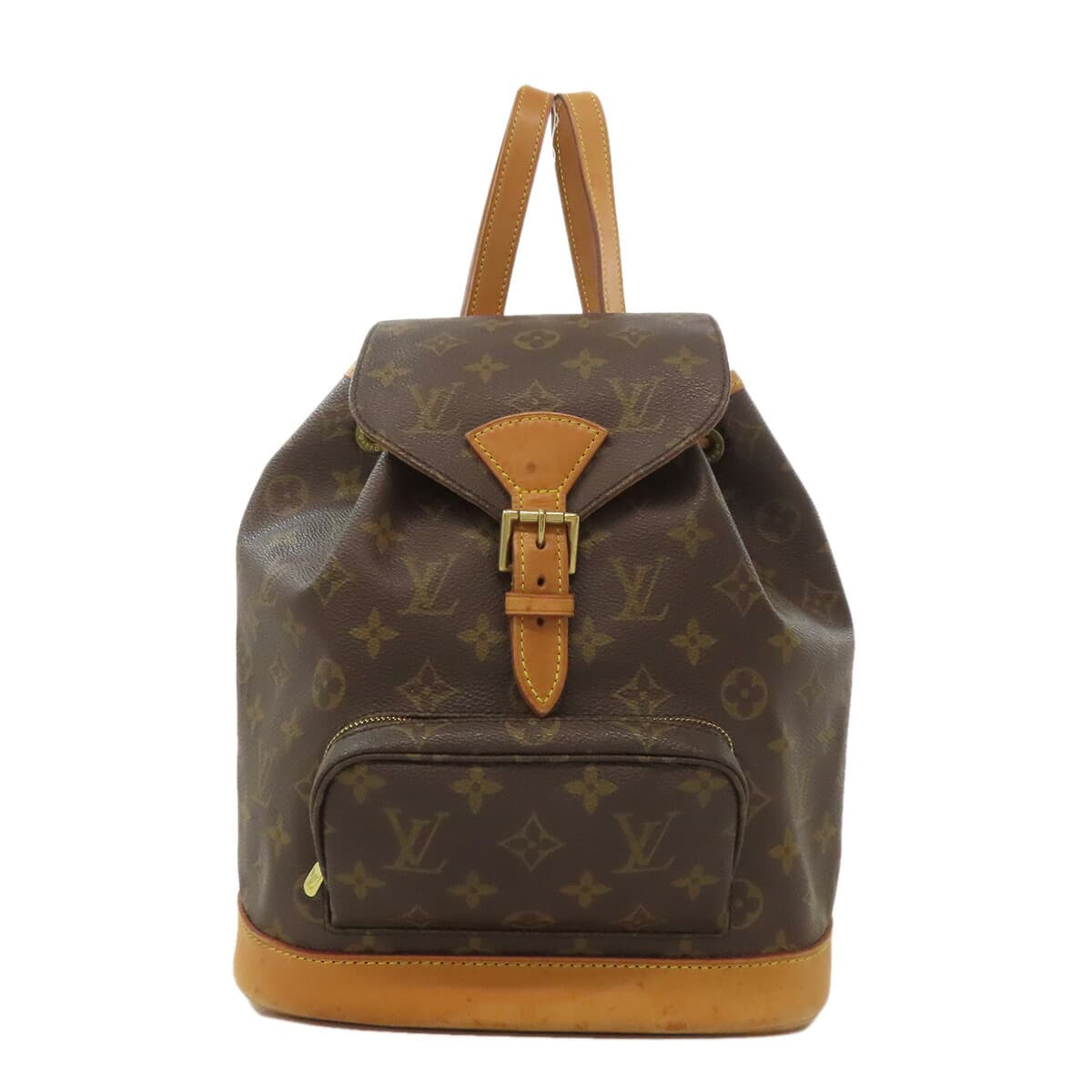 Louis Vuitton M51136 Montsouris Medium Backpack Daypack Monogram Canvas for Women [Used] [LOUIS VUITTON] M51136
