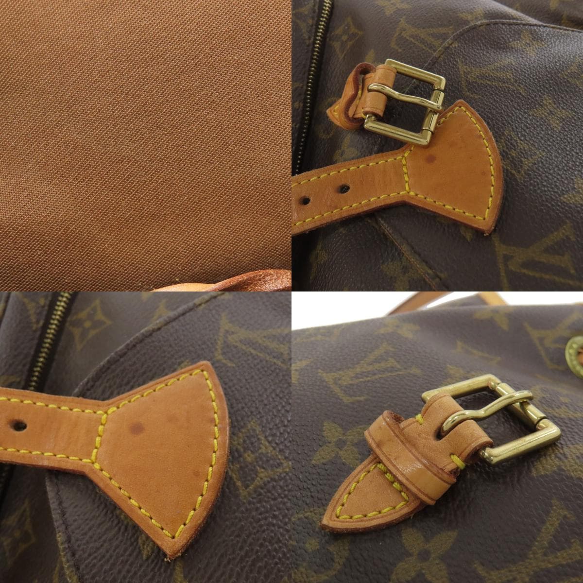 Louis Vuitton M51136 Montsouris Medium Backpack Daypack Monogram Canvas for Women [Used] [LOUIS VUITTON] M51136 7