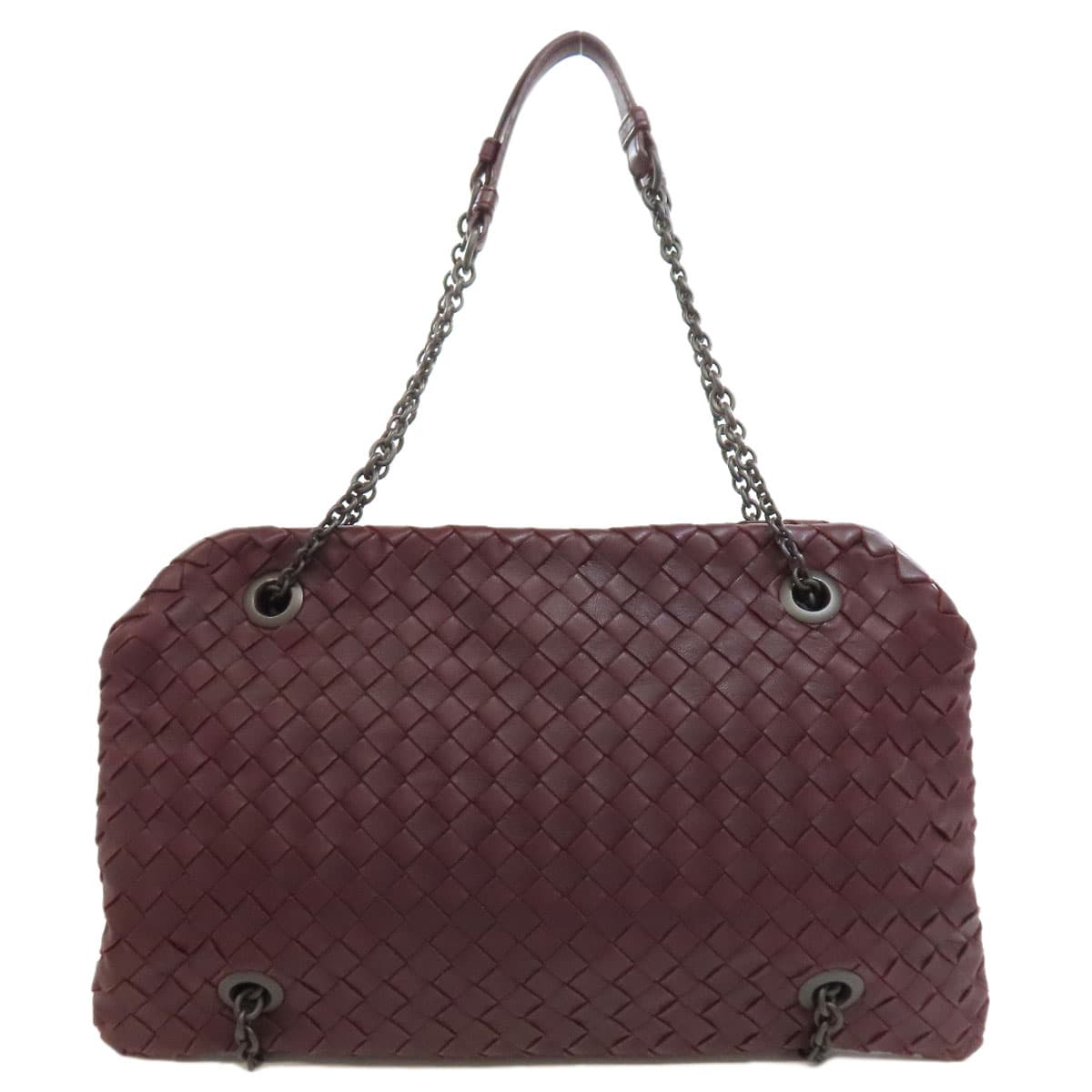 Bottega Veneta Intrecciato Handbag Calf Leather Ladies [Used] [BOTTEGA VENETA]