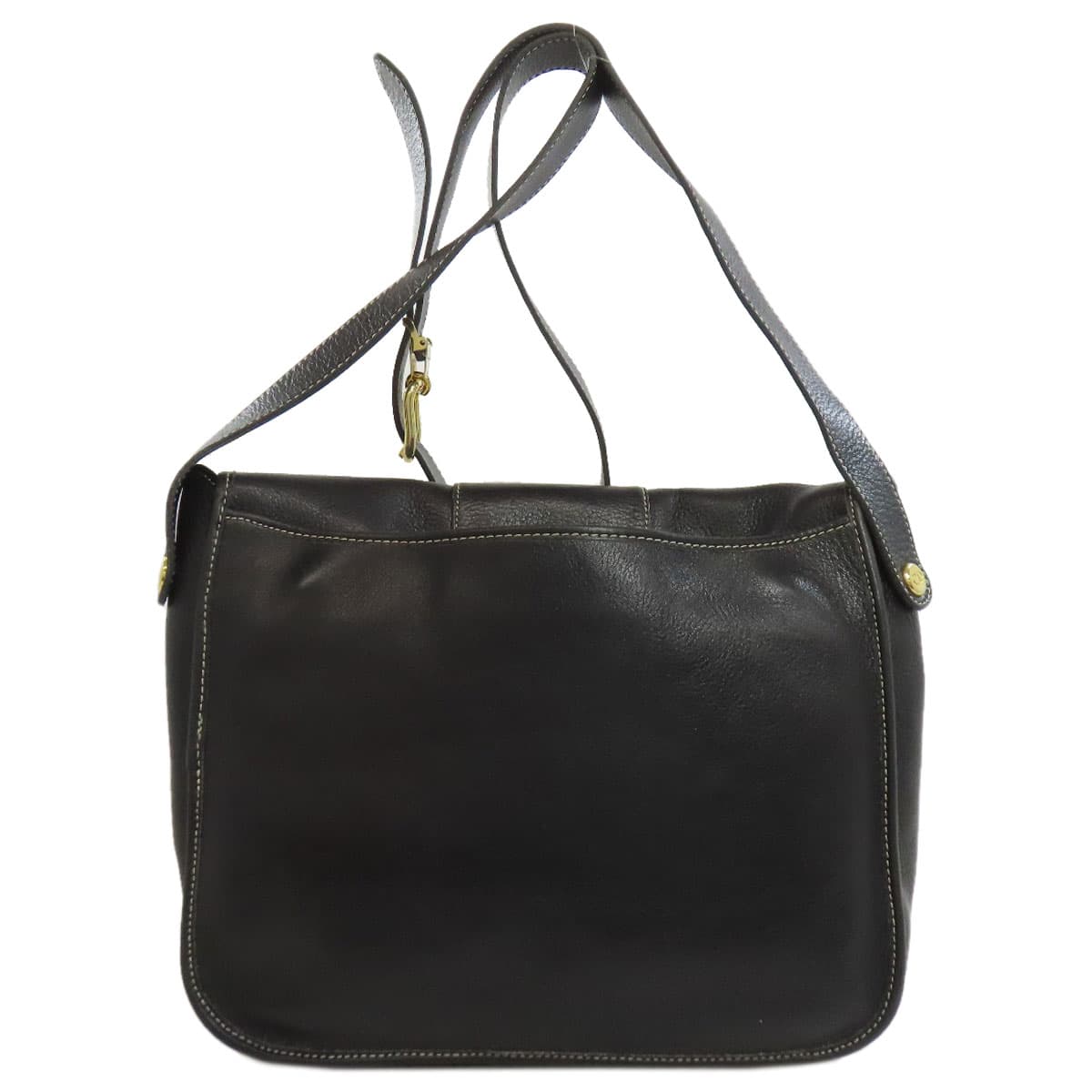 Christian Dior Logo Shoulder Bag Leather Women's [Used] [CHRISTIAN DIOR] 2