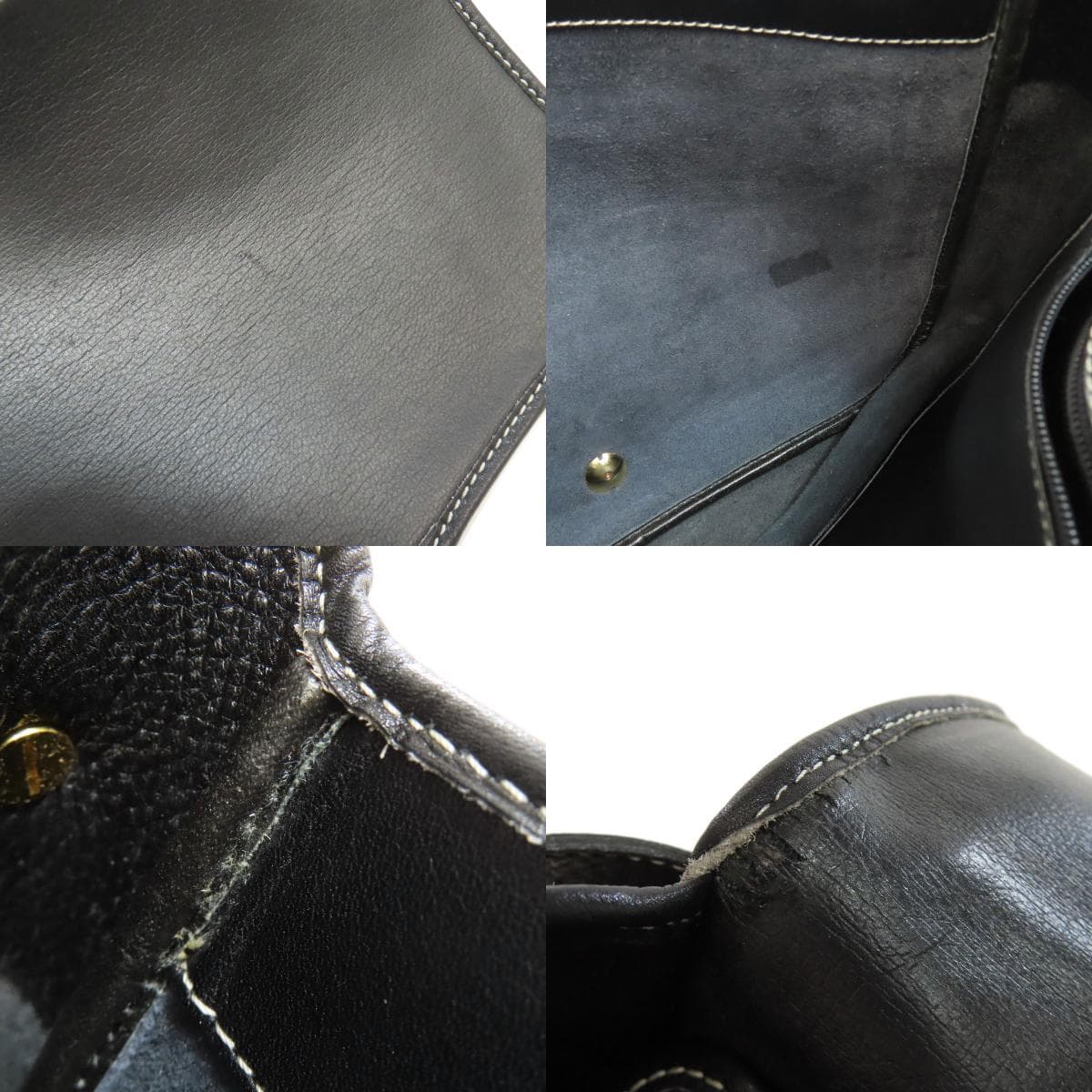 Christian Dior Logo Shoulder Bag Leather Women's [Used] [CHRISTIAN DIOR] 6