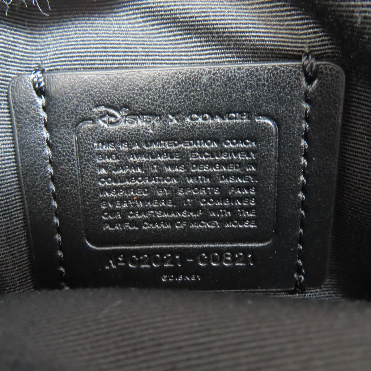 Coach C0821 Mickey Collaboration Shoulder Bag Leather/PVC for Women [Used] [COACH] C0821 6