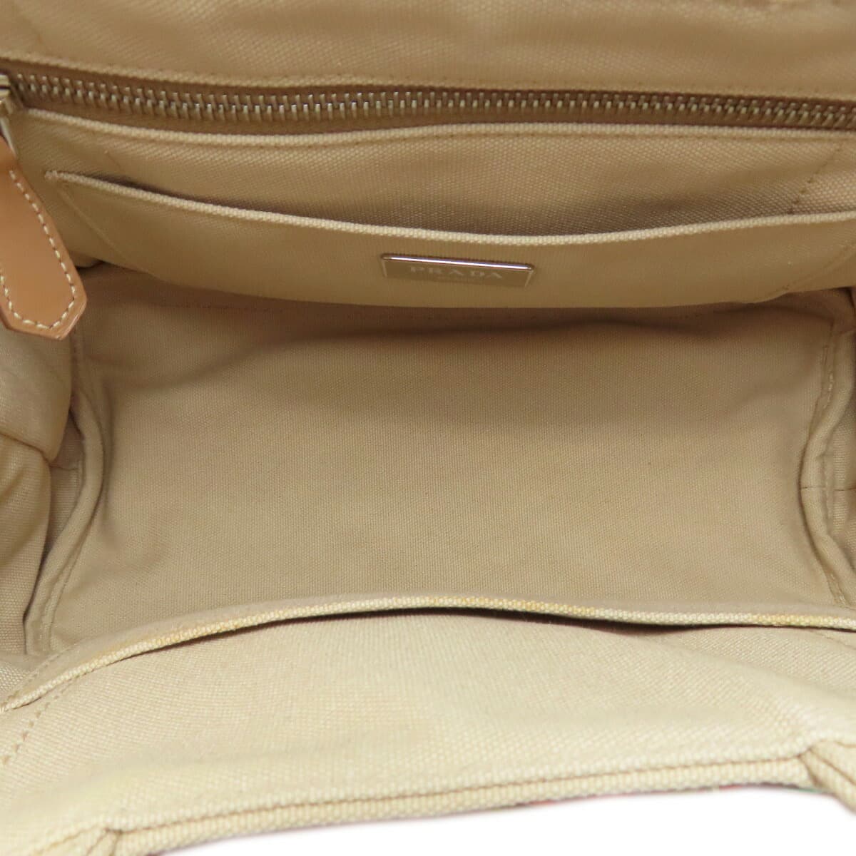 Prada 1BG439 Canapa Plume 2WAY Handbag Canvas Ladies [Used] [PRADA] 1BG439 5