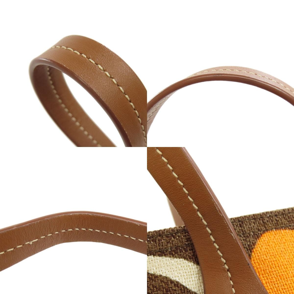 Miu Miu Logo Tote Bag Canvas Ladies [Used] [MIUMIU] 9