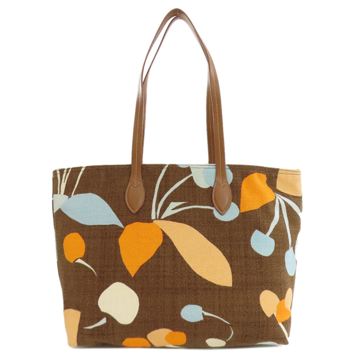 Miu Miu Logo Tote Bag Canvas Ladies [Used] [MIUMIU] 2