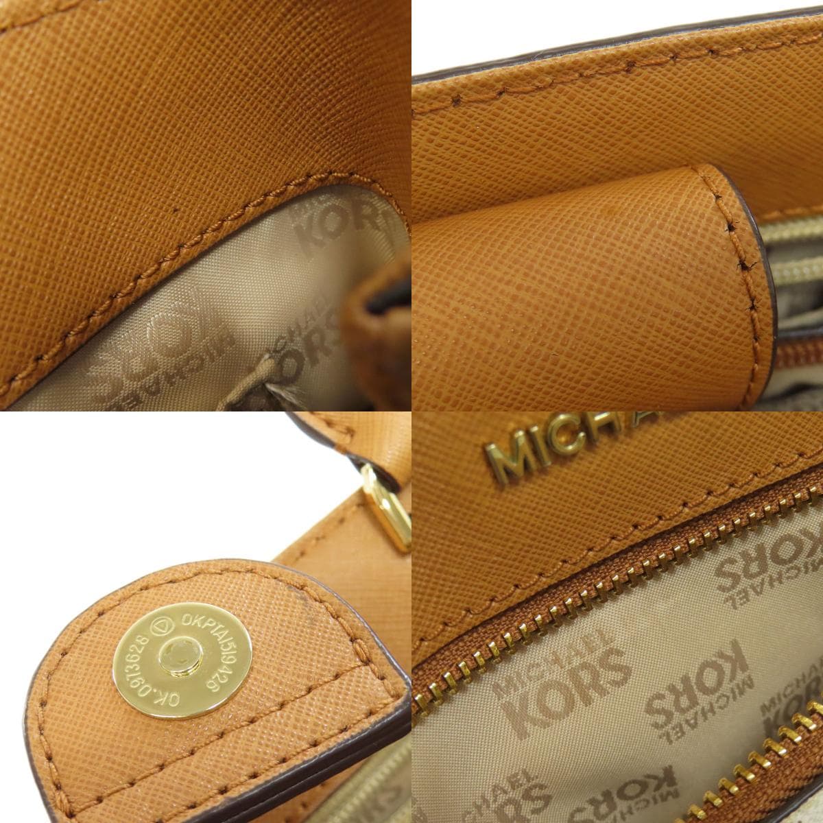 Michael Kors MK Signature 2WAY Handbag PVC Ladies [Used] [Michael Kors] 8