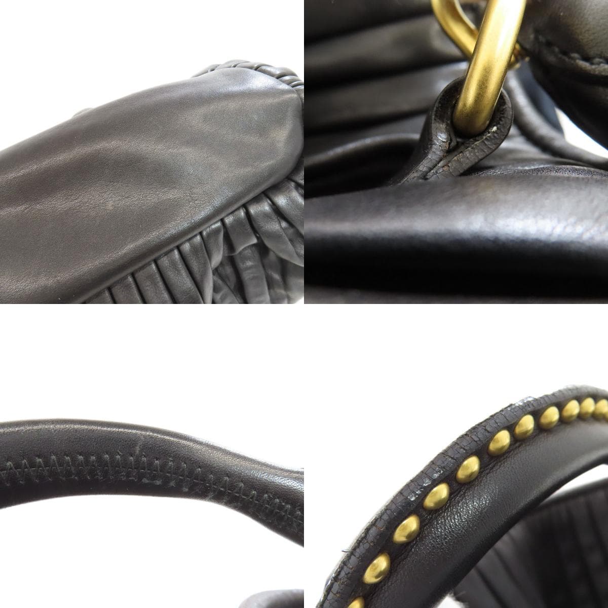 Miu Miu 2WAY Handbag Calf Leather Ladies [Used] [MIUMIU] 8