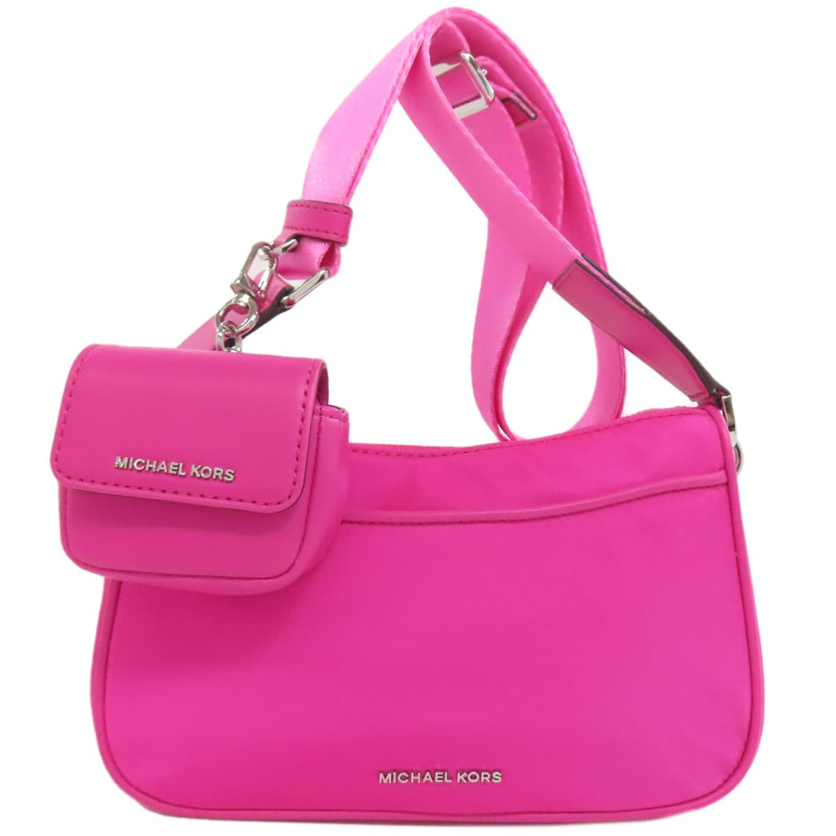 Michael Kors Logo Shoulder Bag Nylon Material Ladies [Used] [Michael Kors]