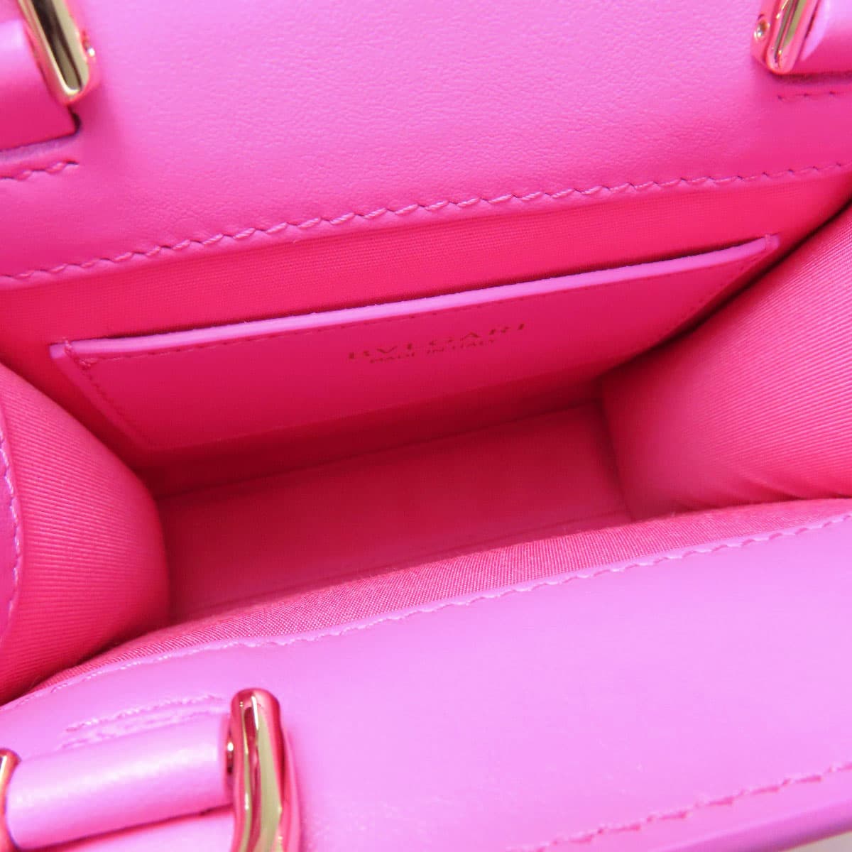 Bulgari Infinitum 2WAY Handbag Calf Leather Ladies [Used] [BVLGARI] 5