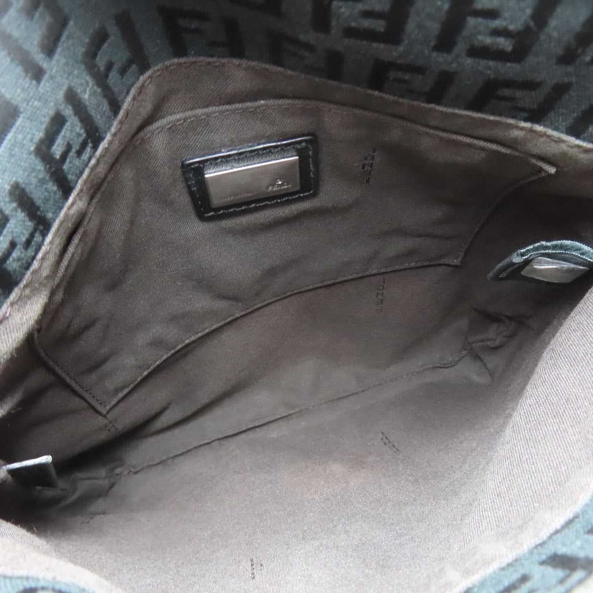 Fendi Zucchino Pattern Shoulder Bag Canvas Ladies [Used] [FENDI] 5