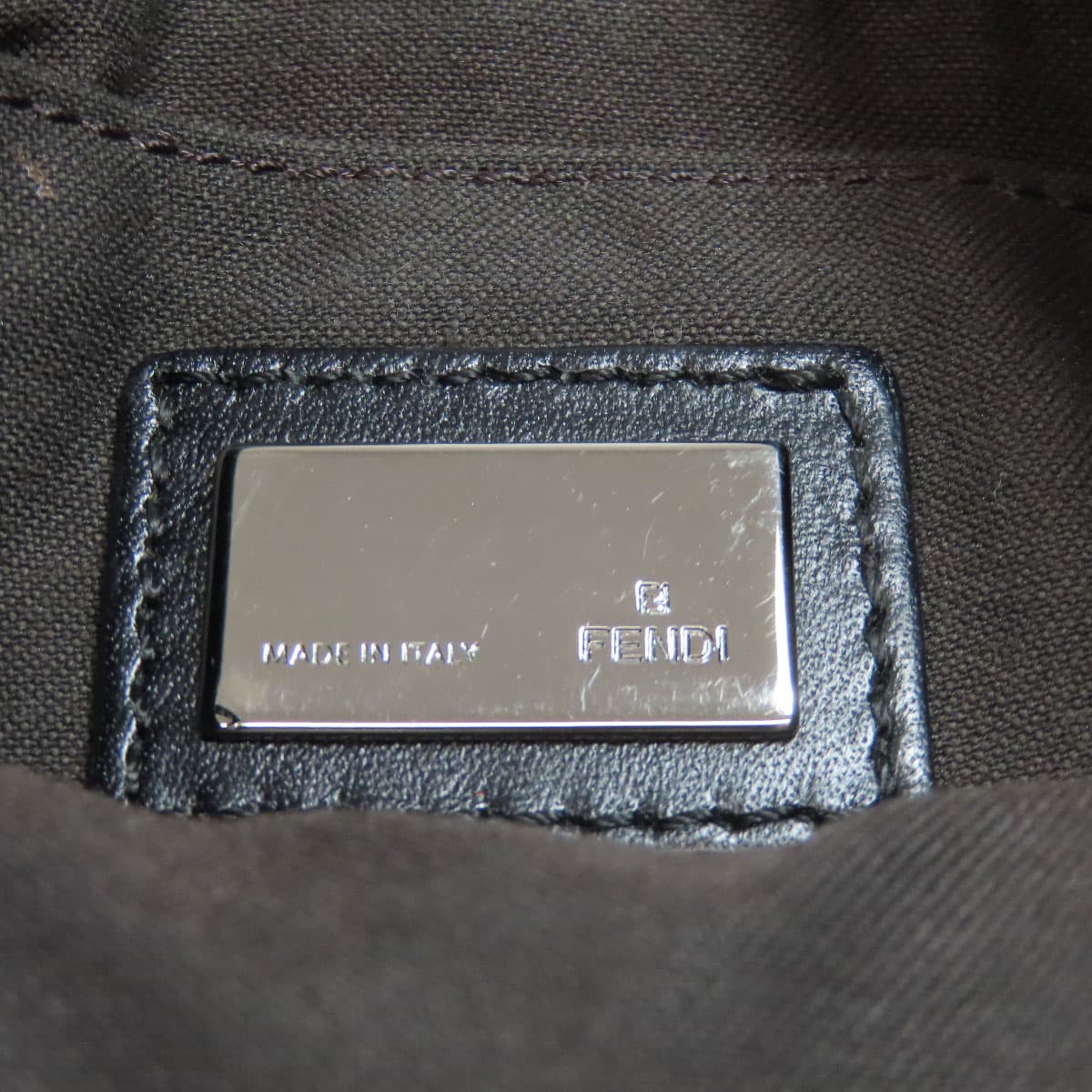 Fendi Zucchino Pattern Shoulder Bag Canvas Ladies [Used] [FENDI] 6
