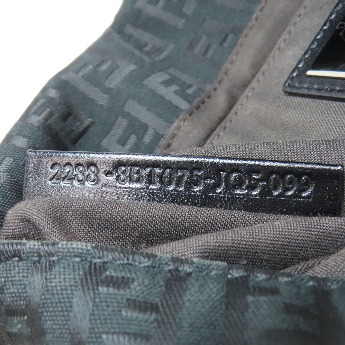 Fendi Zucchino Pattern Shoulder Bag Canvas Ladies [Used] [FENDI] 7