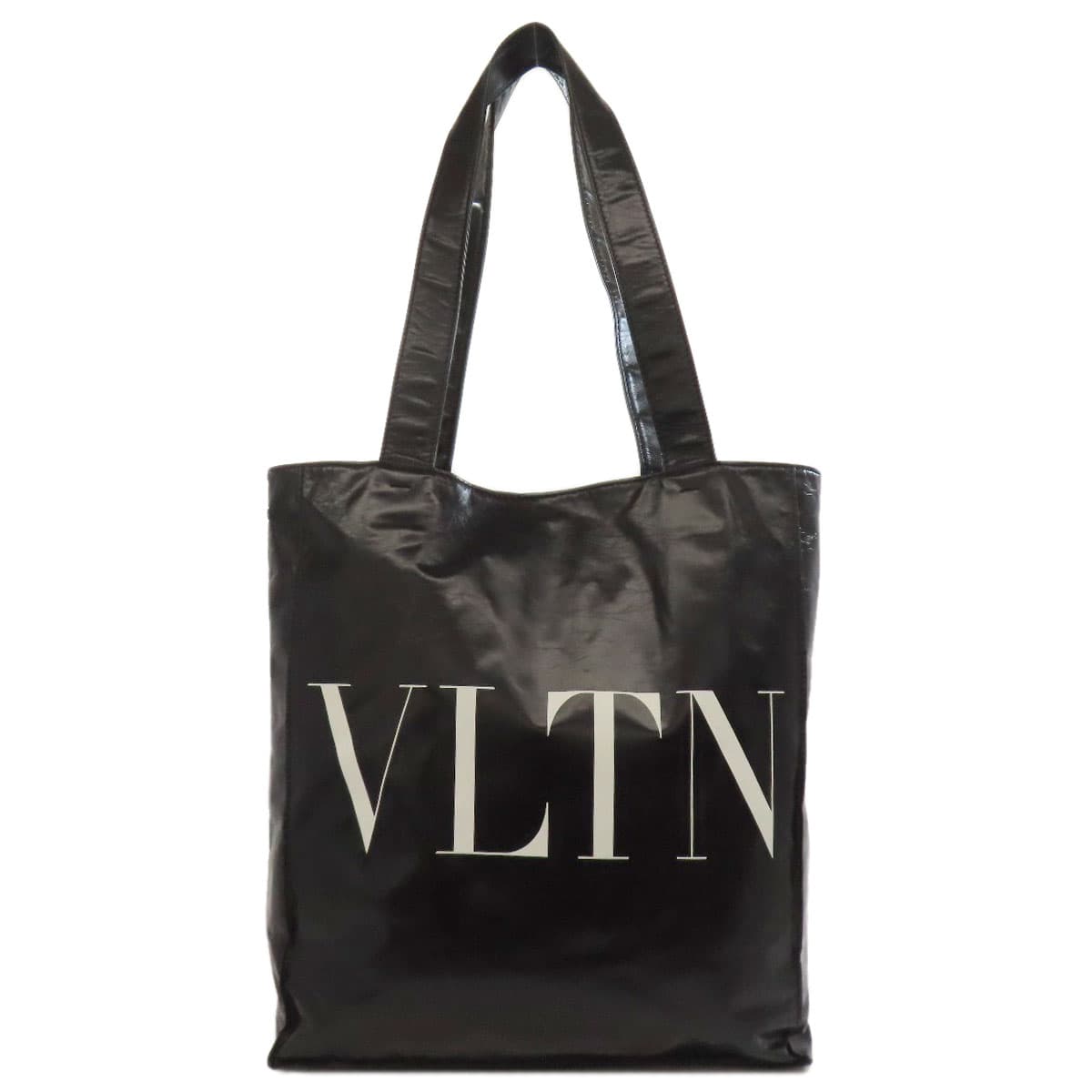 Valentino Logo Tote Bag Calf Ladies [Used] [VALENTINO]