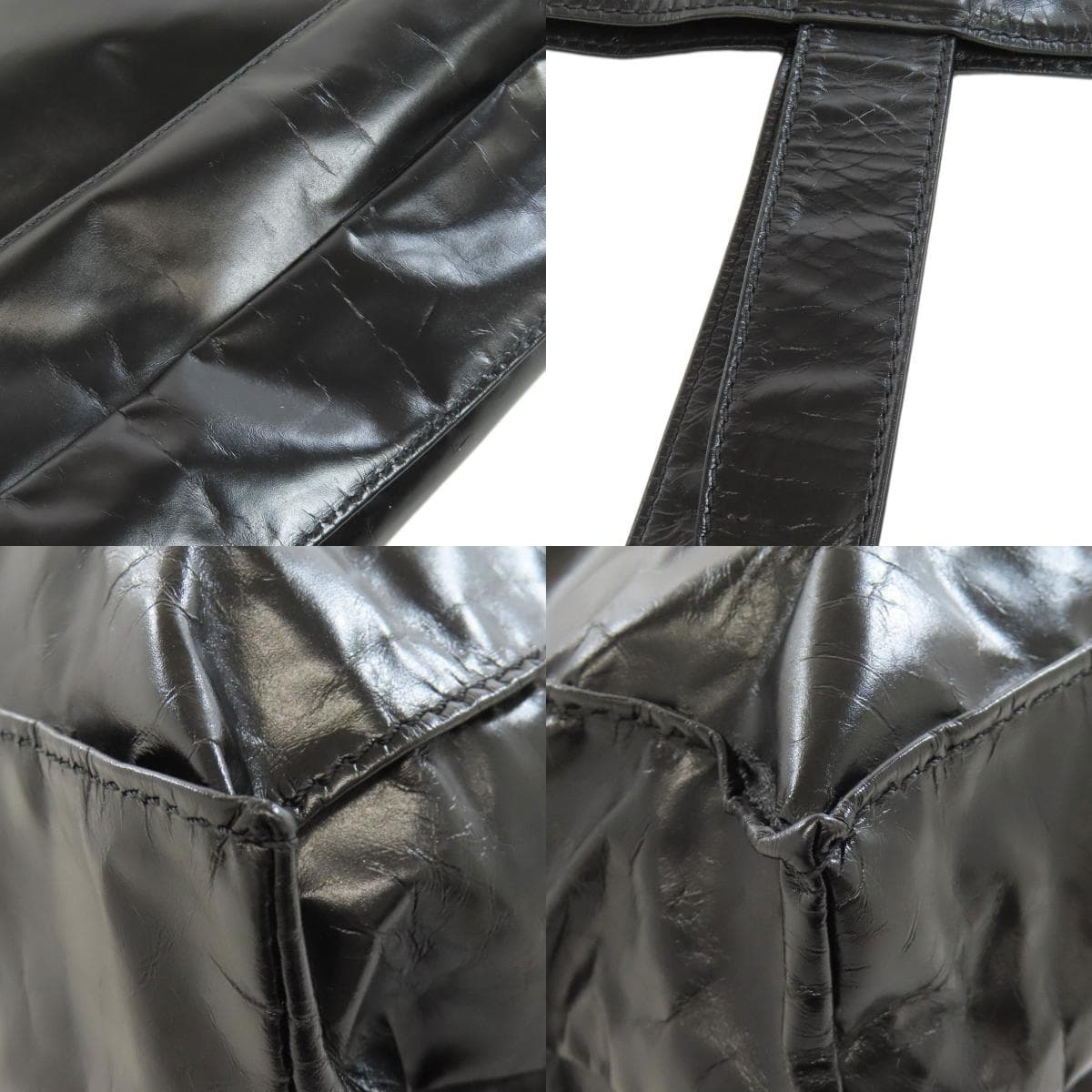 Valentino Logo Tote Bag Calf Ladies [Used] [VALENTINO] 9