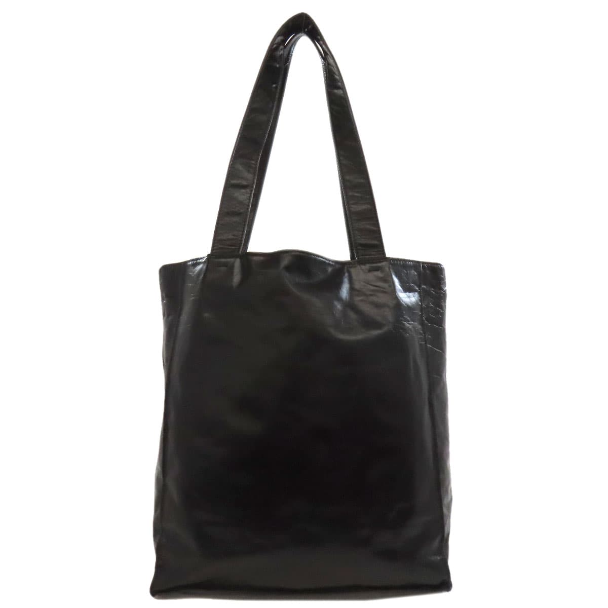 Valentino Logo Tote Bag Calf Ladies [Used] [VALENTINO] 2