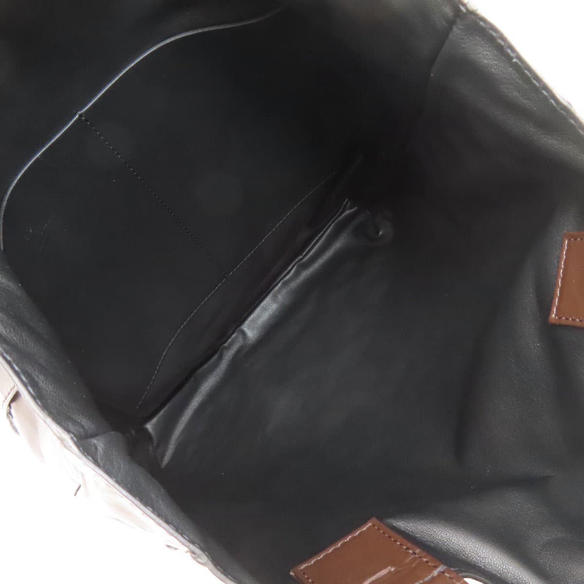 Valentino Logo Tote Bag Calf Ladies [Used] [VALENTINO] 5