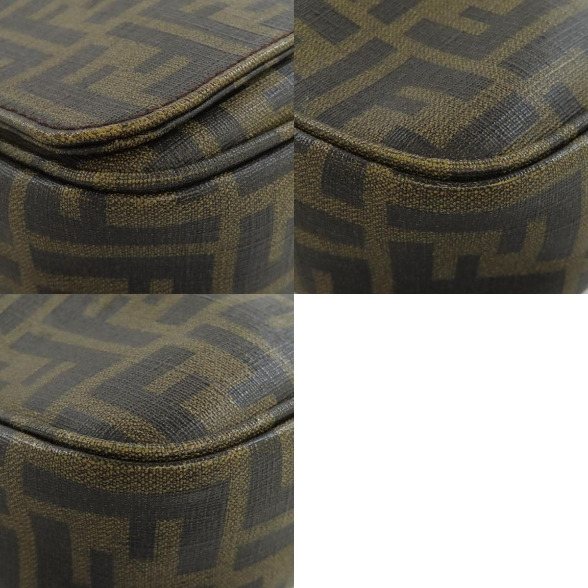 Fendi Zucchino Pattern Shoulder Bag PVC Ladies [Used] [FENDI] 10