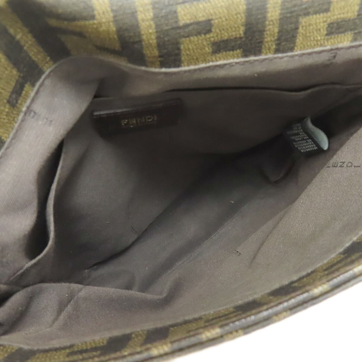 Fendi Zucchino Pattern Shoulder Bag PVC Ladies [Used] [FENDI] 5