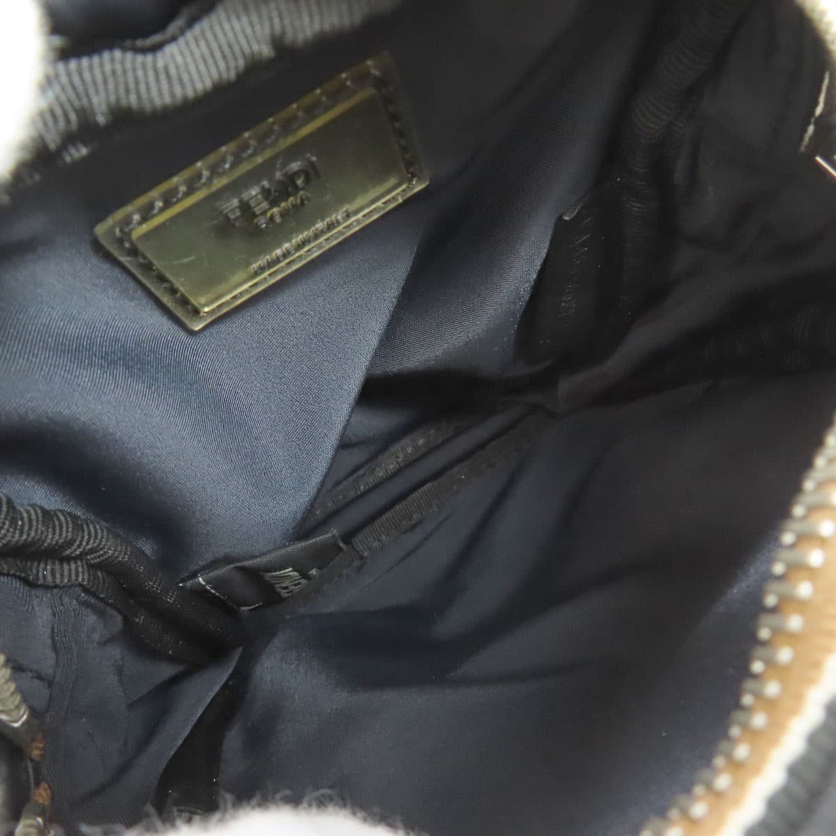 Fendi Logo Shoulder Bag Nylon Material Women's [Used] [FENDI] 5