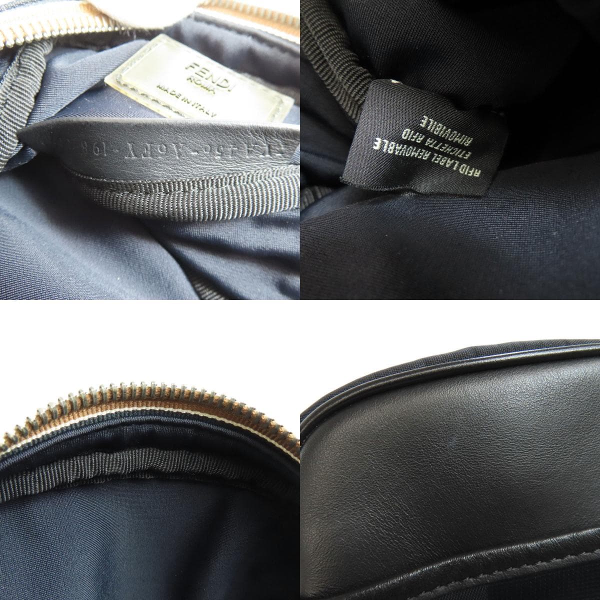 Fendi Logo Shoulder Bag Nylon Material Women's [Used] [FENDI] 7