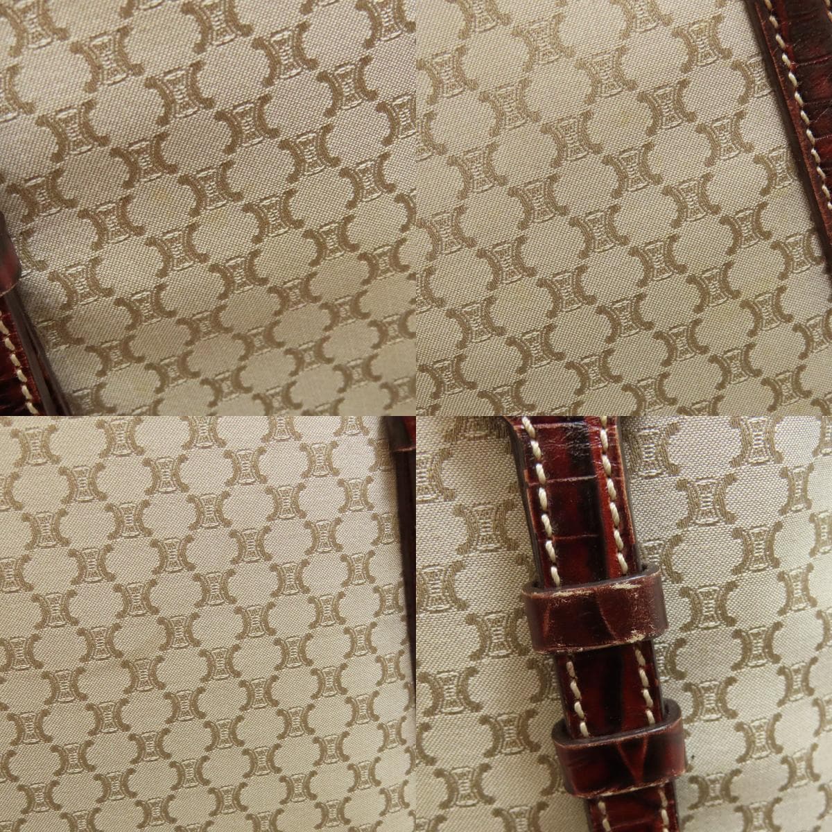 Celine Macadam Tote Bag Canvas Ladies [Used] [CELINE] 8