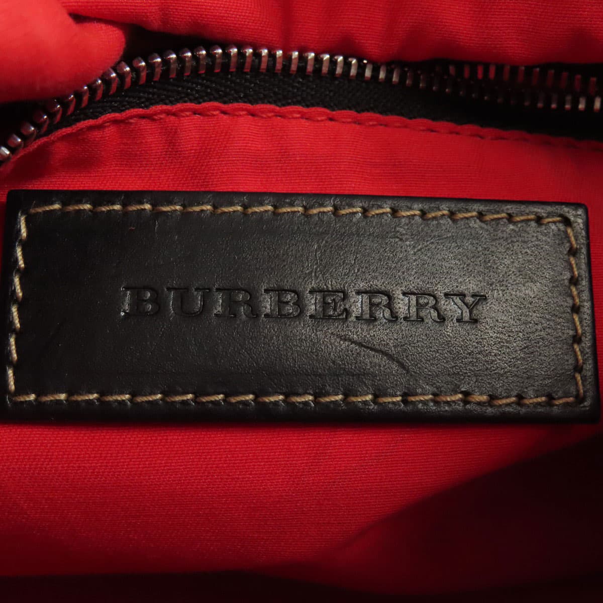 Burberry Nova Check Graffiti Print Shoulder Bag Nylon Material Ladies [Used] [BURBERRY] 6