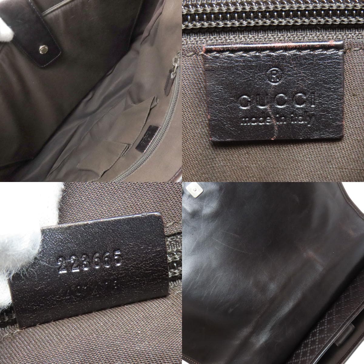 Gucci 223665 Diamante Shoulder Bag Leather Women's [Used] [GUCCI] 223665 5