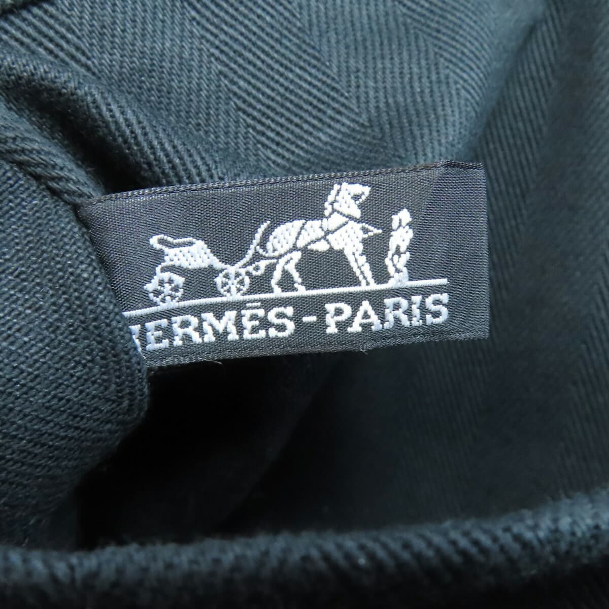 Hermes Valparaiso Long MM Handbag Canvas/Calf Ladies [Used] [HERMES] 6