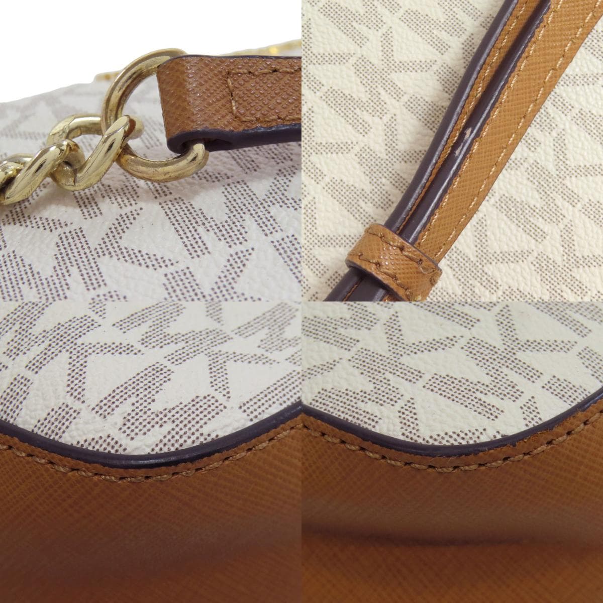 Michael Kors MK Signature Shoulder Bag PVC Ladies [Used] [Michael Kors] 9