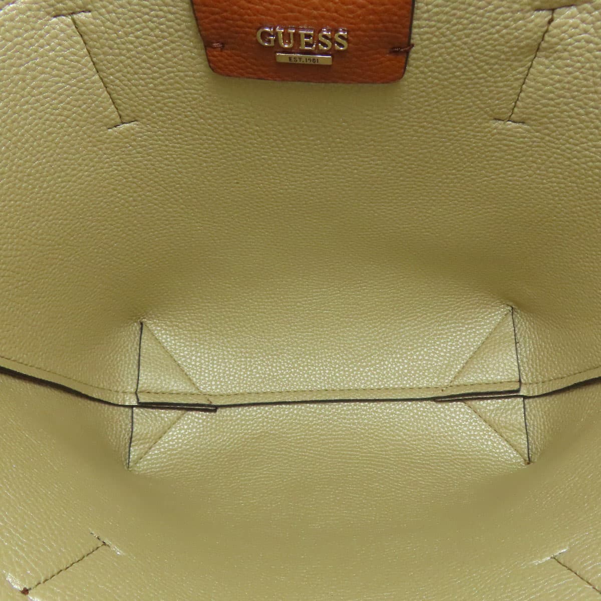 Guess logo tote bag leather for women [Used] [Guess] 5