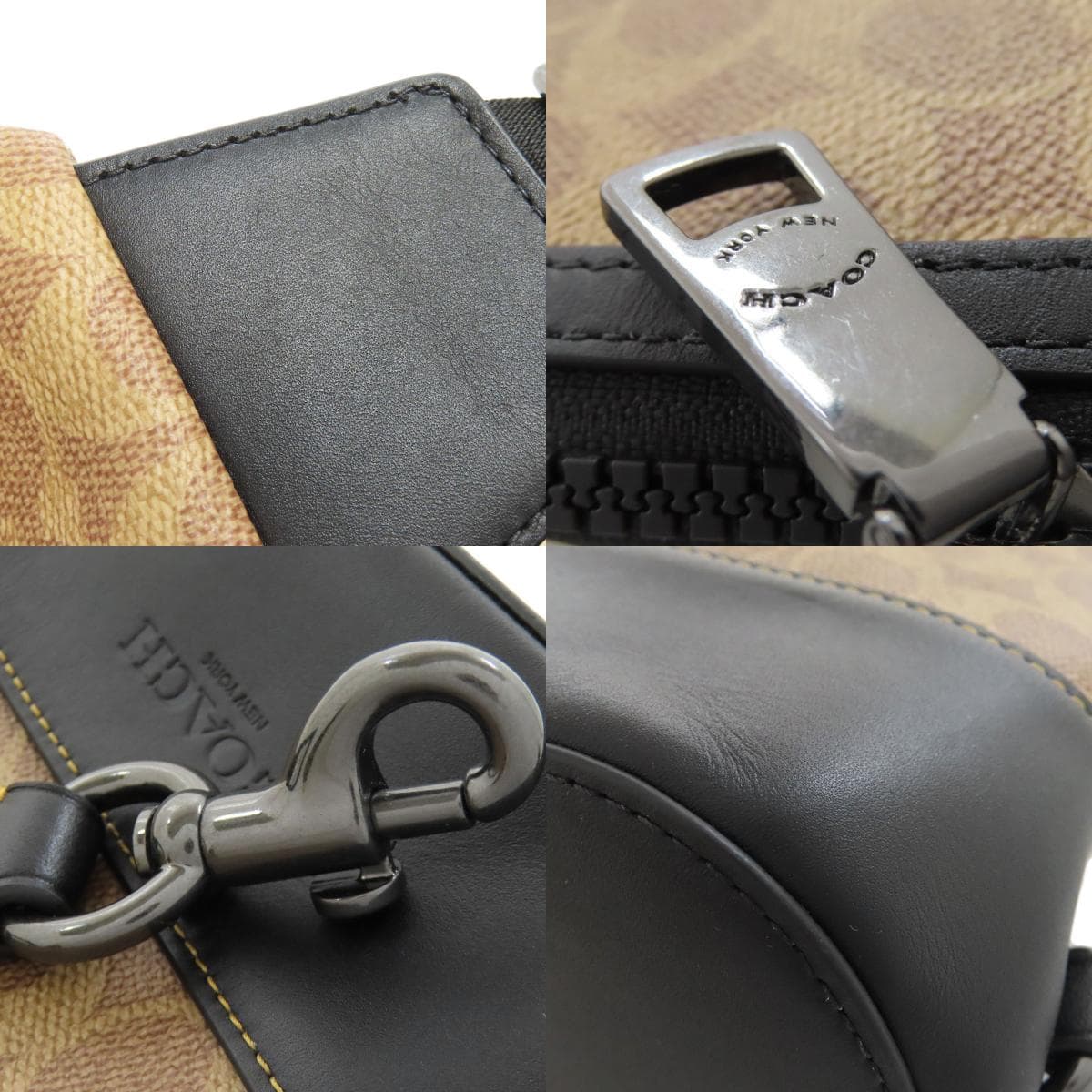 Coach CY801 Dominic Sling Body Bag PVC for Women [Used] [COACH] CY801 9