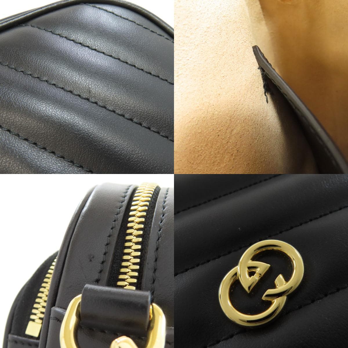 Gucci 751628 Interlocking G Heart Shoulder Bag Calf Leather for Women [Used] [GUCCI] 751628 9