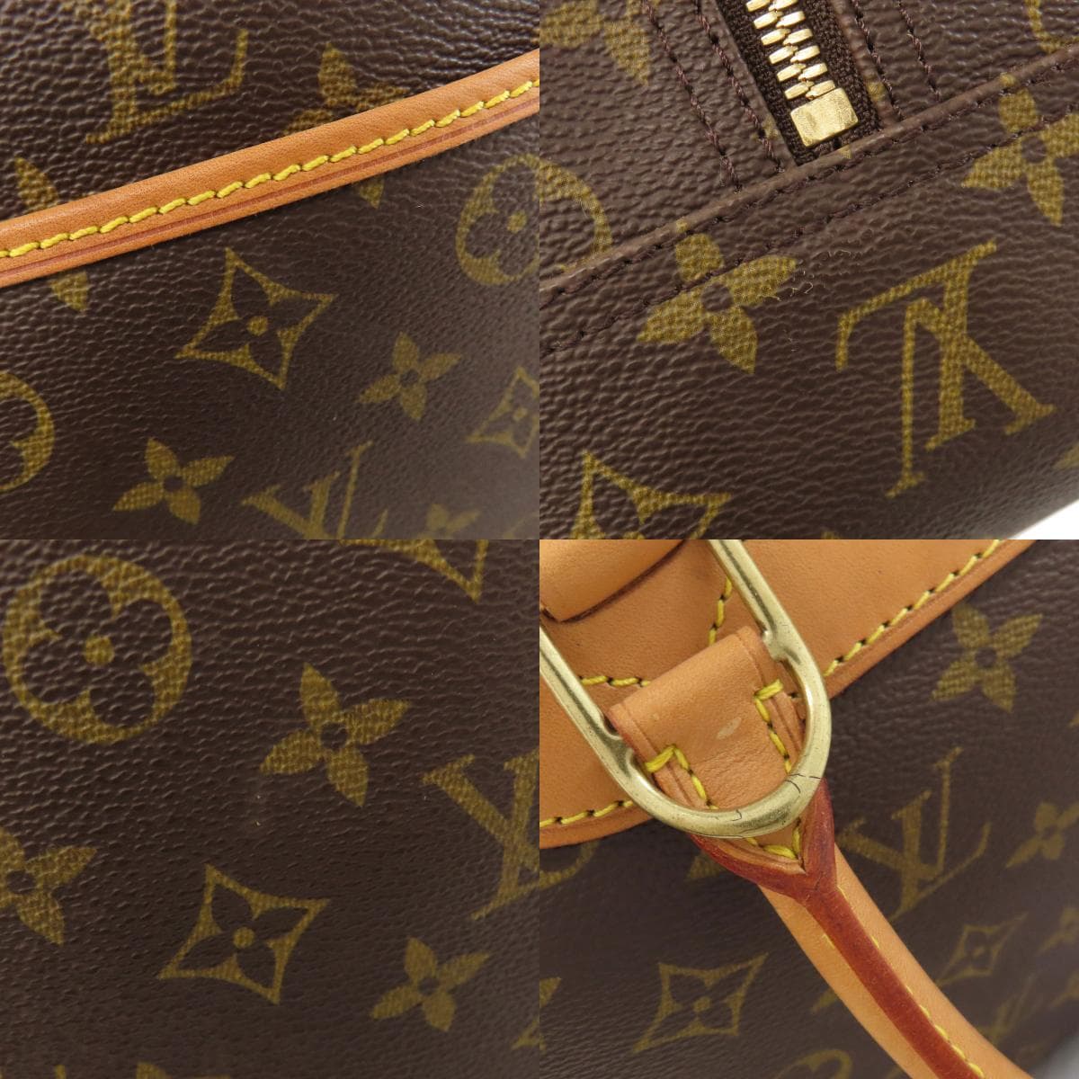 Louis Vuitton M47270 Deauville Handbag Monogram Canvas Ladies [Used] [LOUIS VUITTON] M47270 8