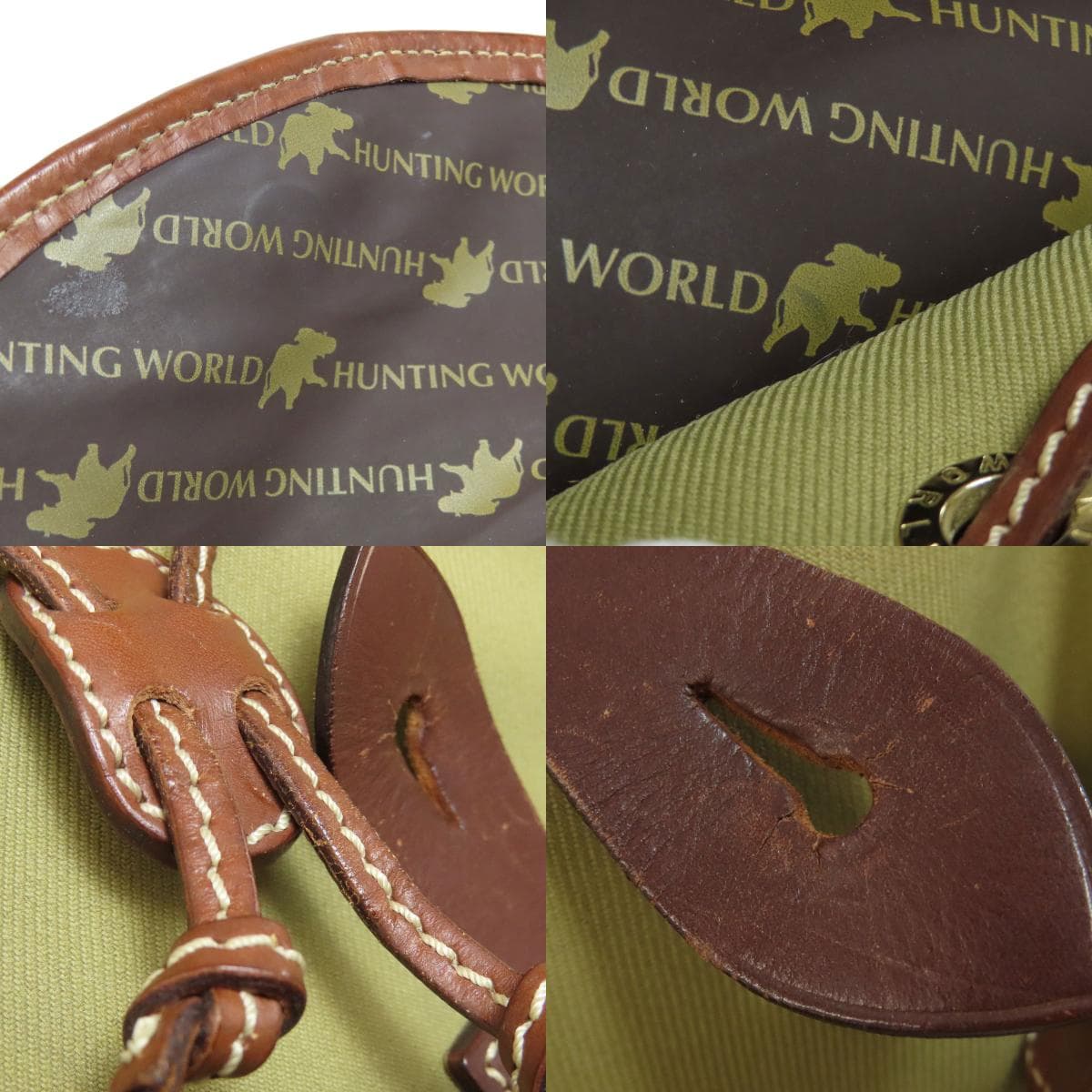 Hunting World Logo Backpack/Daypack Canvas for Women [Used] [HUNTING WORLD] 5