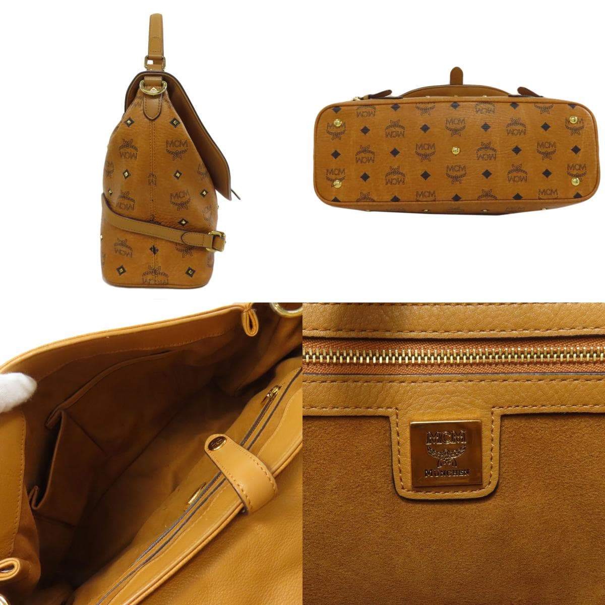 MCM 2WAY Handbag PVC Ladies [Used] [MCM] 3