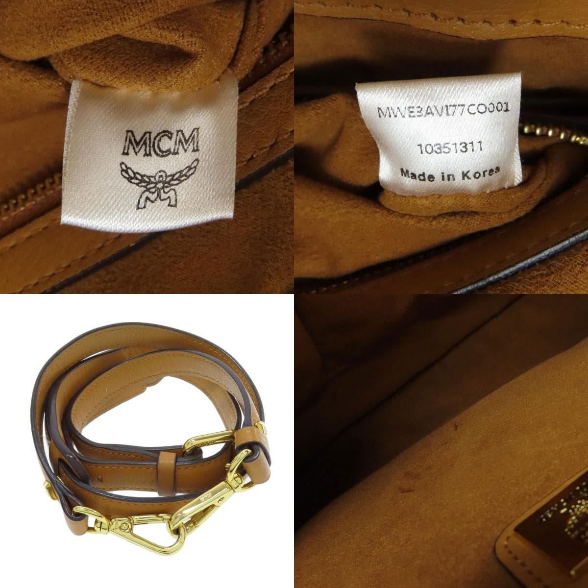 MCM 2WAY Handbag PVC Ladies [Used] [MCM] 4