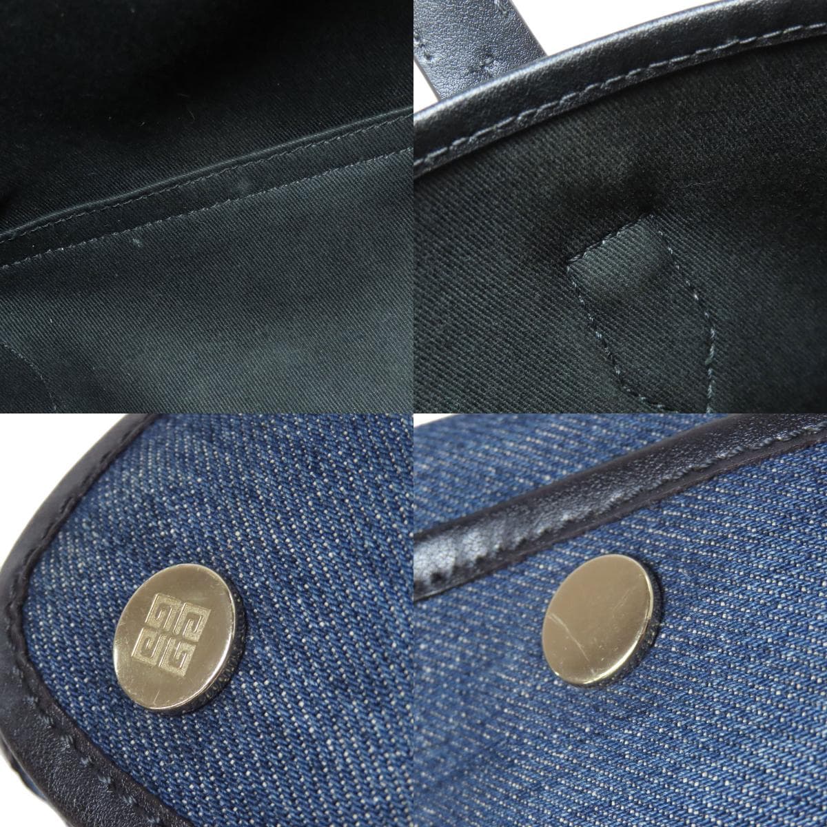 Givenchy Logo Handbag Denim Women's [Used] [GIVENCHY] 7