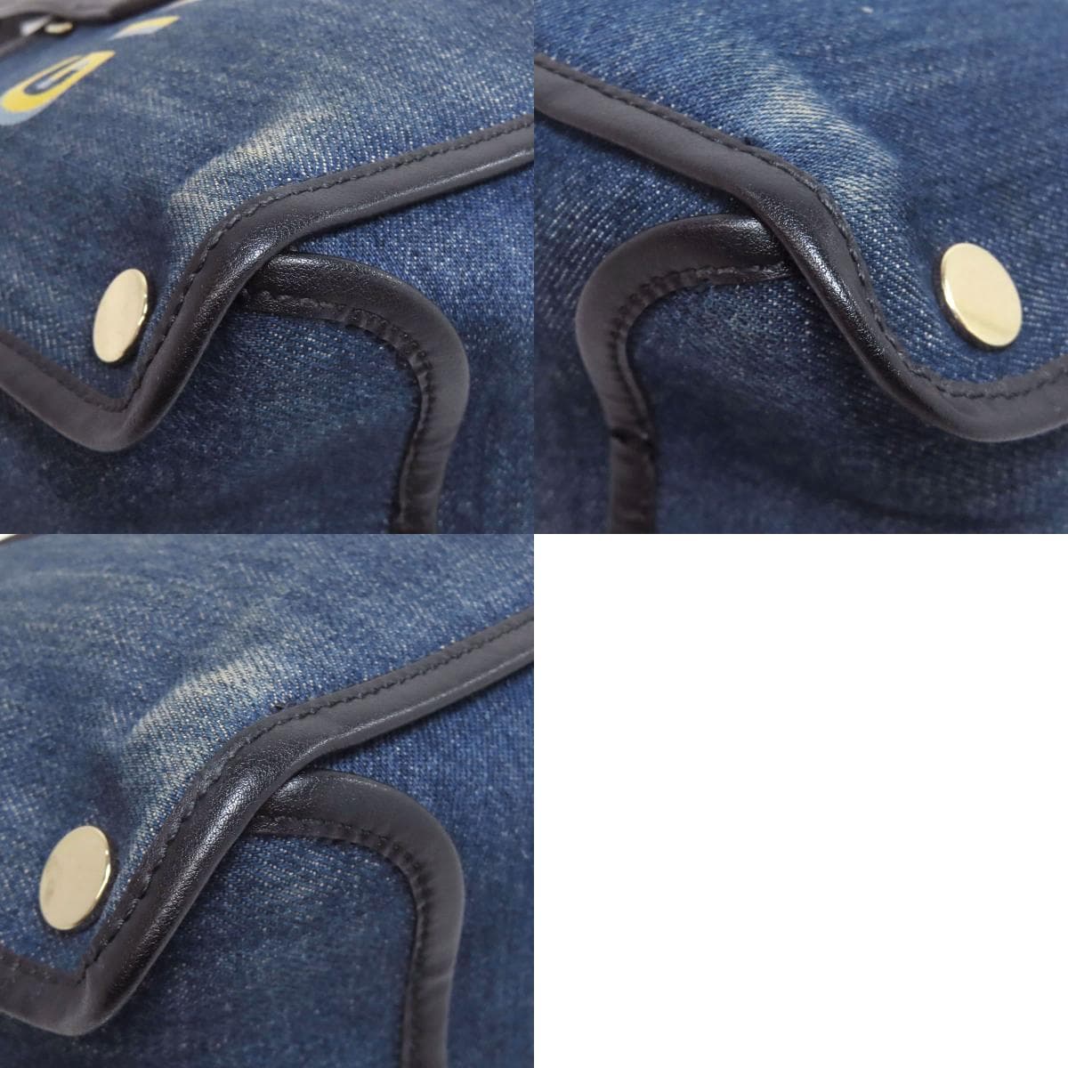 Givenchy Logo Handbag Denim Women's [Used] [GIVENCHY] 10