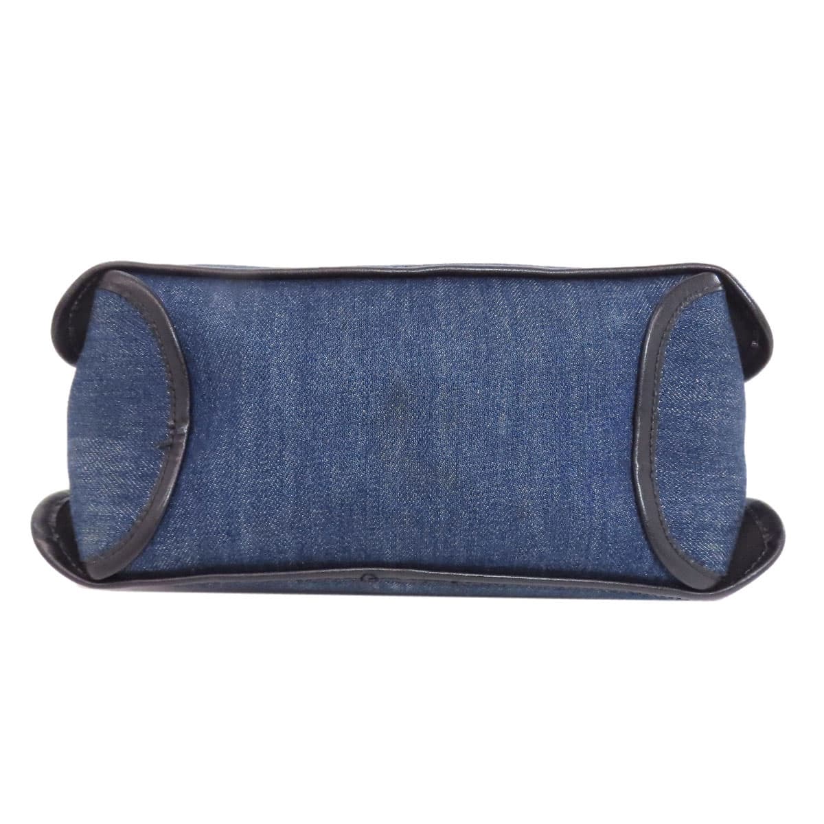 Givenchy Logo Handbag Denim Women's [Used] [GIVENCHY] 4