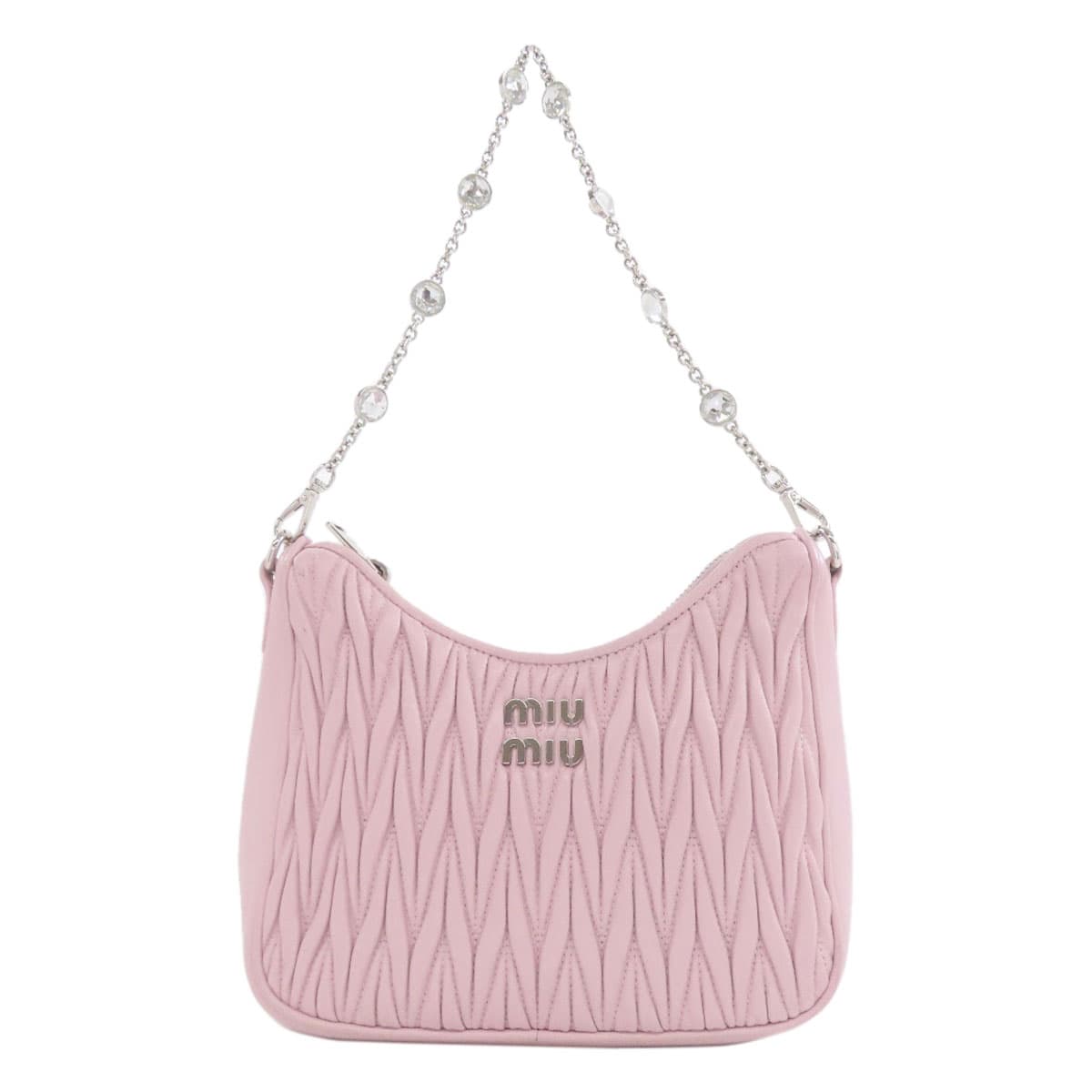 Miu Miu Matelassé Handbag Calf Leather for Women [Used] [MIUMIU]