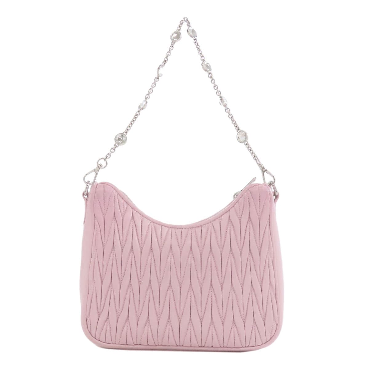 Miu Miu Matelassé Handbag Calf Leather for Women [Used] [MIUMIU] 2