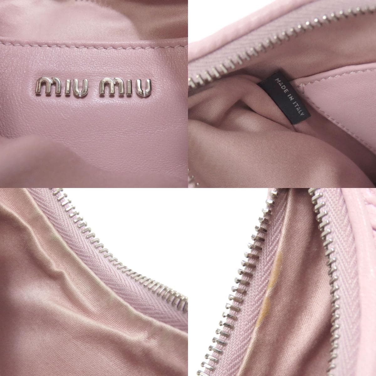 Miu Miu Matelassé Handbag Calf Leather for Women [Used] [MIUMIU] 6