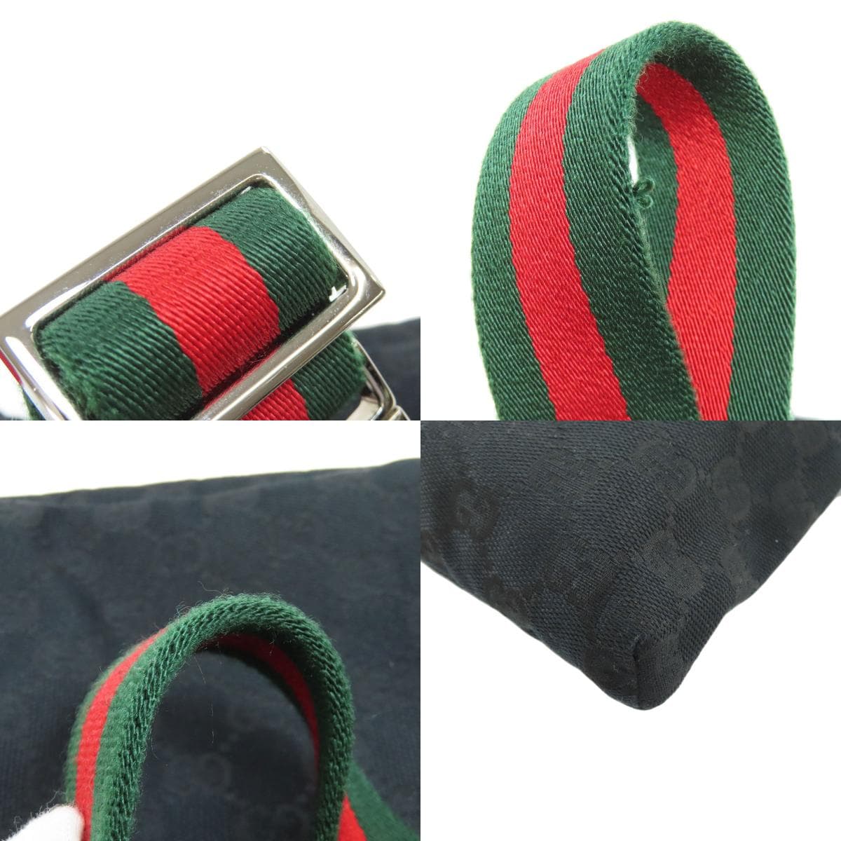 Gucci 28566 GG Hip Bag / Waist Bag Canvas / Leather for Women [Used] [GUCCI] 28566 9