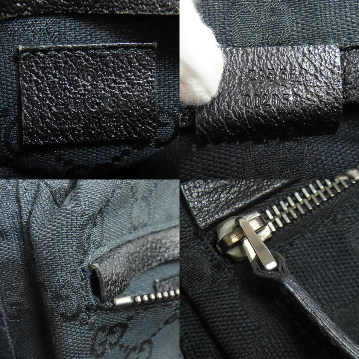 Gucci 28566 GG Hip Bag / Waist Bag Canvas / Leather for Women [Used] [GUCCI] 28566 7