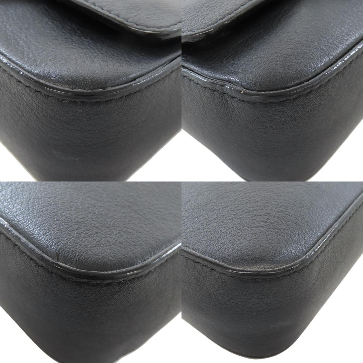 Jimmy Choo chain shoulder logo jewel shoulder bag leather for women [Used] [Jimmy Choo] 10