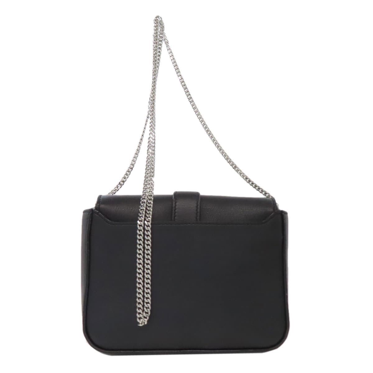 Jimmy Choo chain shoulder logo jewel shoulder bag leather for women [Used] [Jimmy Choo] 2